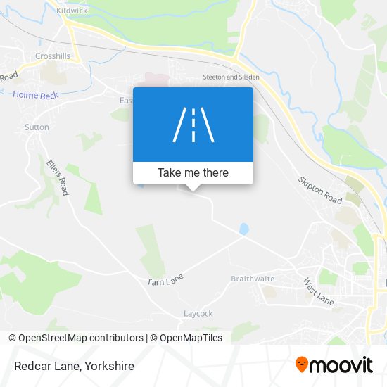 Redcar Lane map