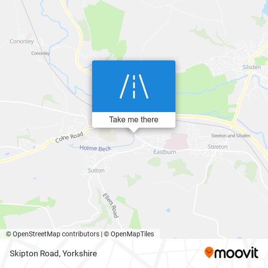 Skipton Road map