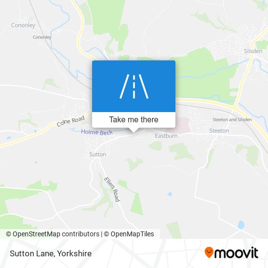 Sutton Lane map
