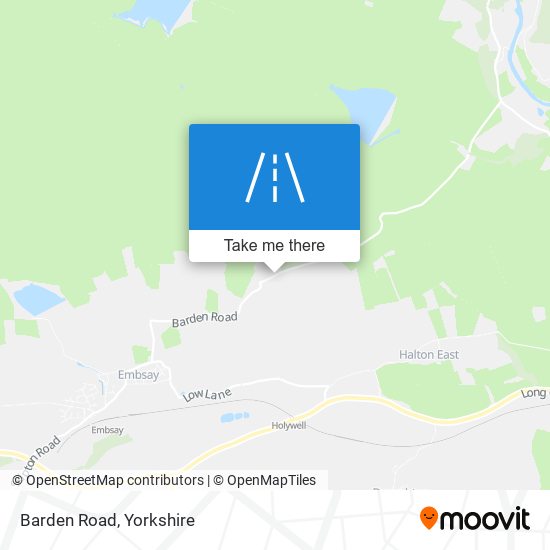 Barden Road map