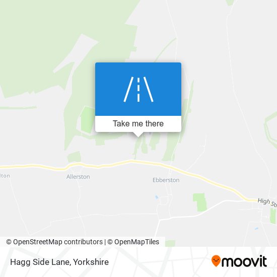 Hagg Side Lane map