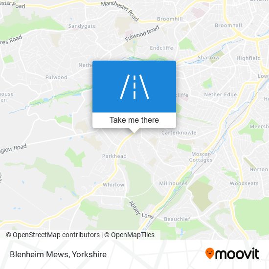 Blenheim Mews map