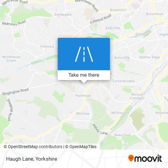Haugh Lane map