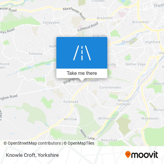 Knowle Croft map