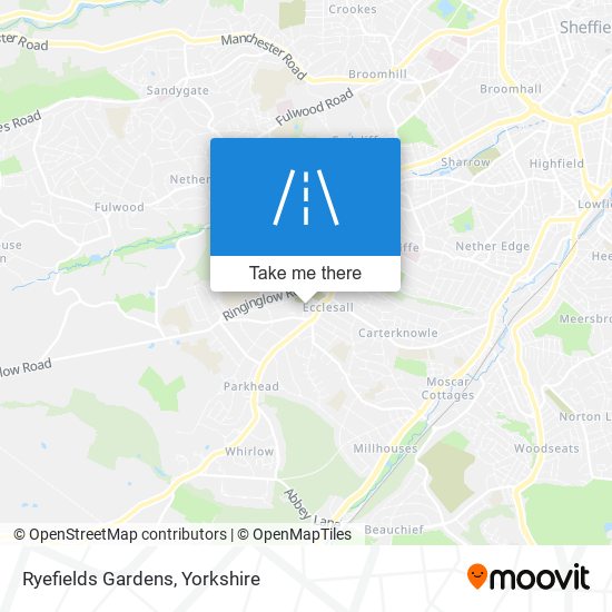 Ryefields Gardens map