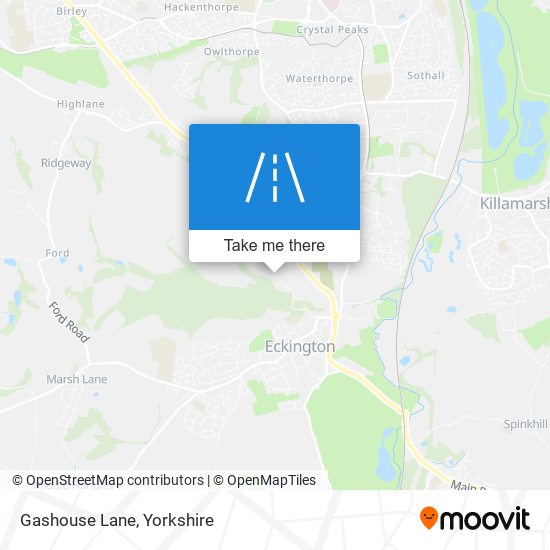 Gashouse Lane map