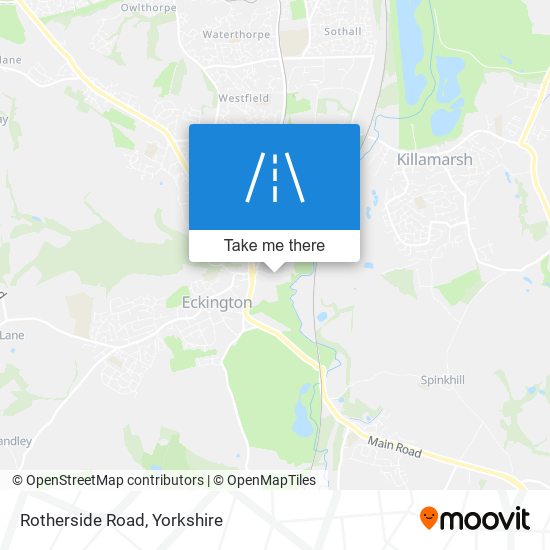 Rotherside Road map