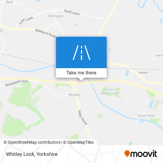 Whitley Lock map