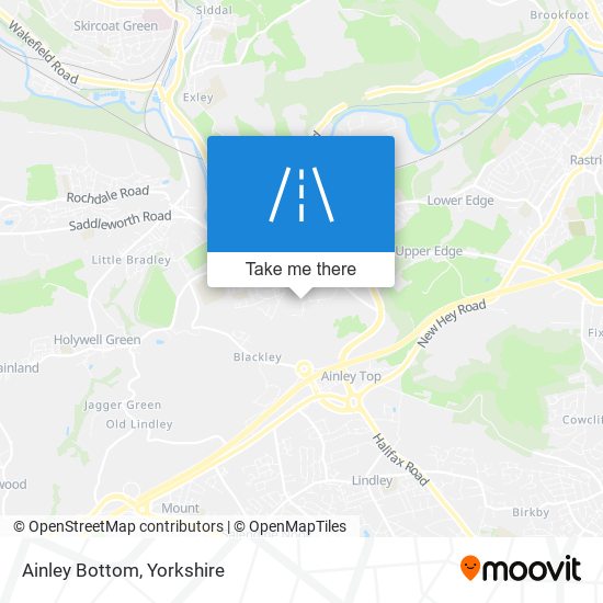 Ainley Bottom map