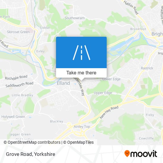 Grove Road map