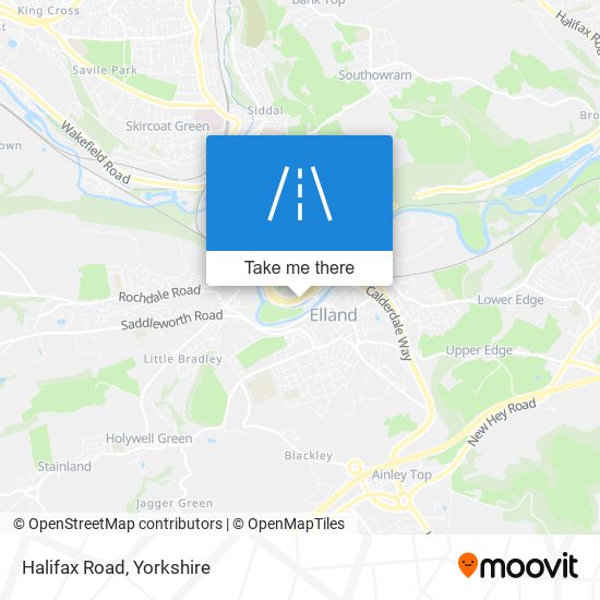 Halifax Road map