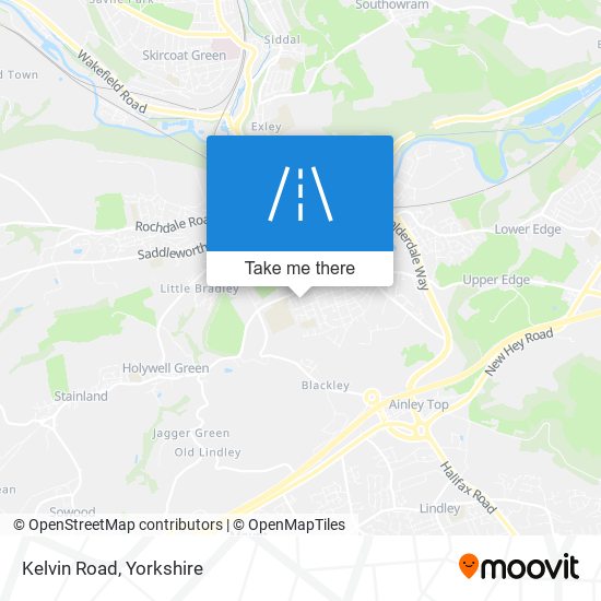 Kelvin Road map