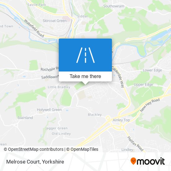 Melrose Court map