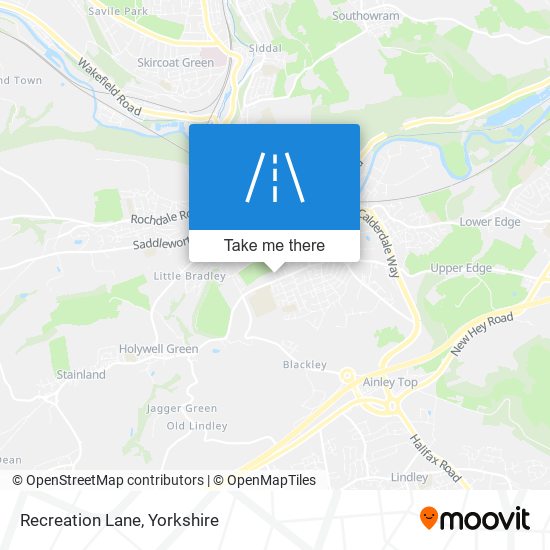 Recreation Lane map