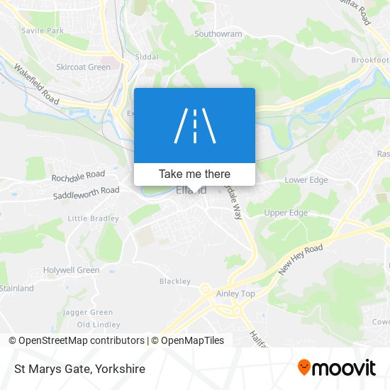 St Marys Gate map