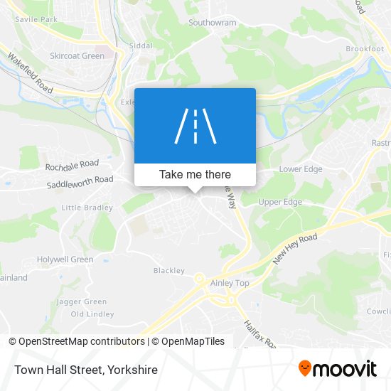 Town Hall Street map