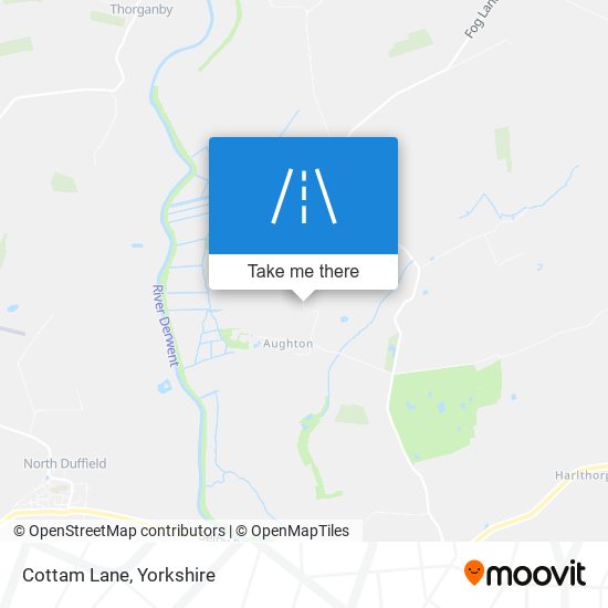 Cottam Lane map