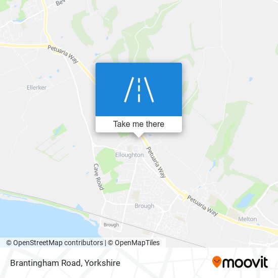 Brantingham Road map