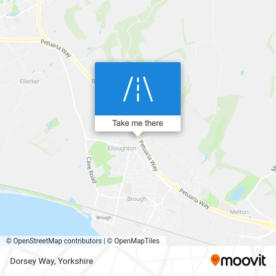 Dorsey Way map