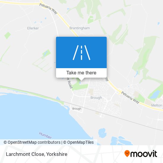 Larchmont Close map