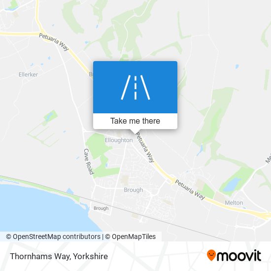 Thornhams Way map