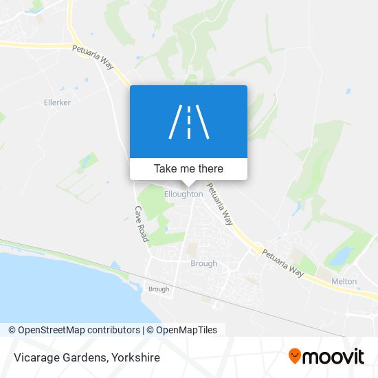 Vicarage Gardens map