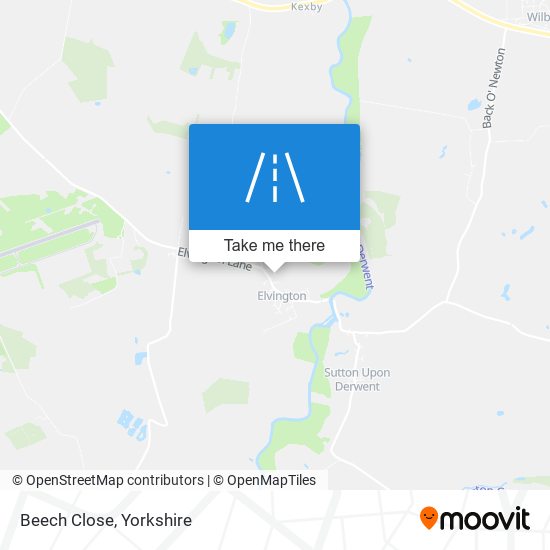 Beech Close map