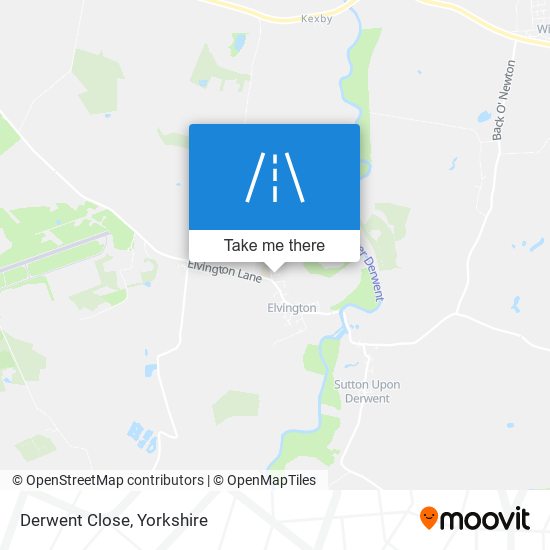 Derwent Close map