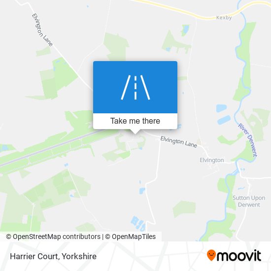 Harrier Court map