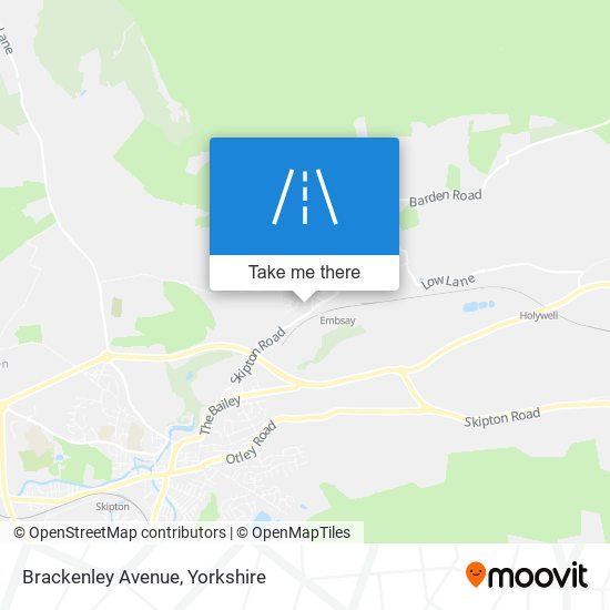 Brackenley Avenue map