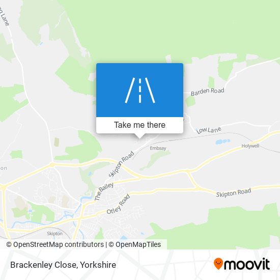 Brackenley Close map