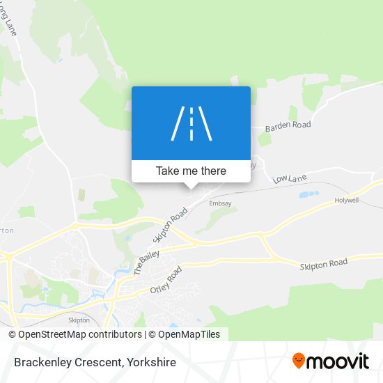 Brackenley Crescent map