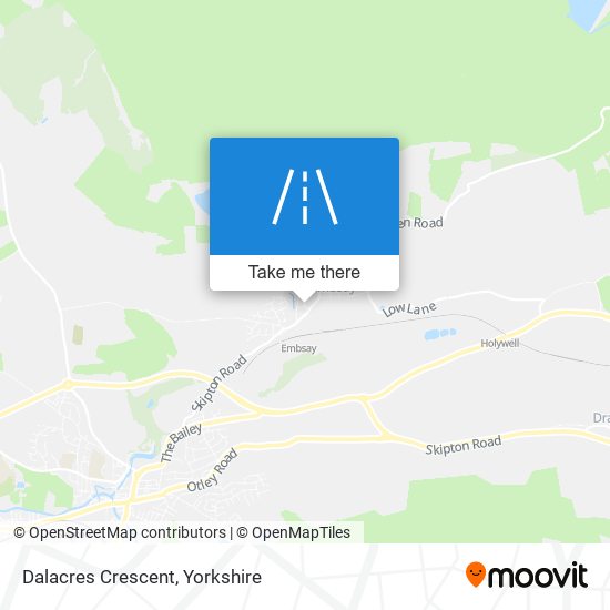 Dalacres Crescent map
