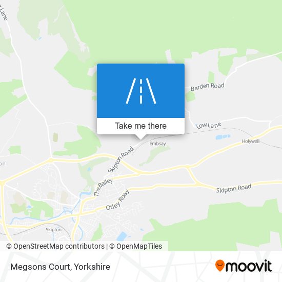 Megsons Court map
