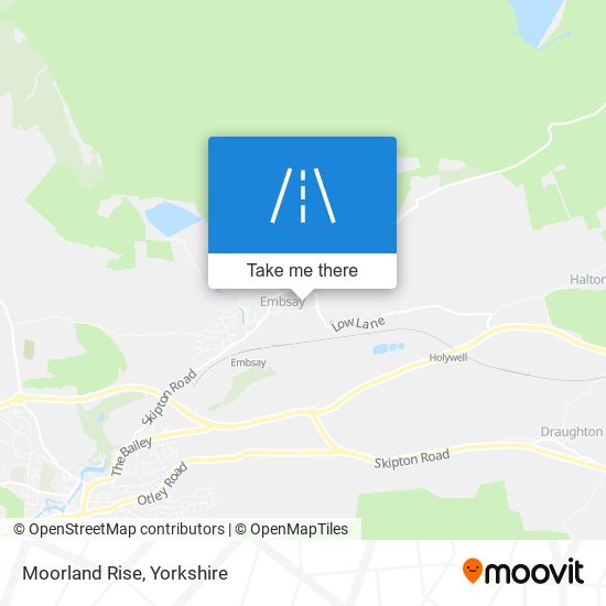 Moorland Rise map