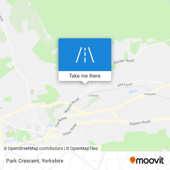 Park Crescent map