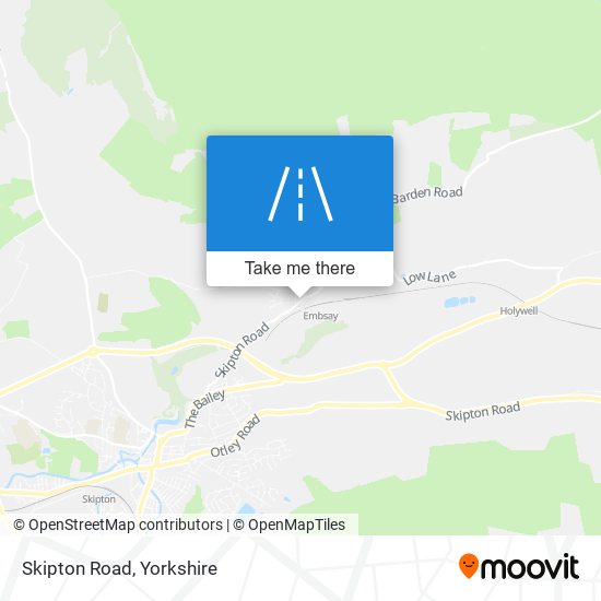 Skipton Road map