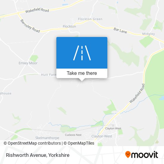 Rishworth Avenue map