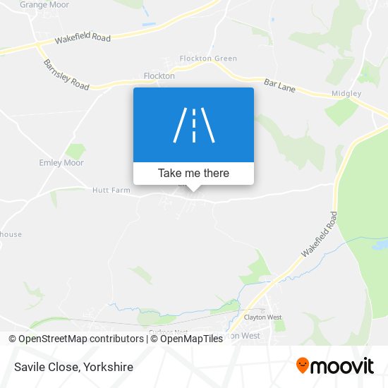 Savile Close map