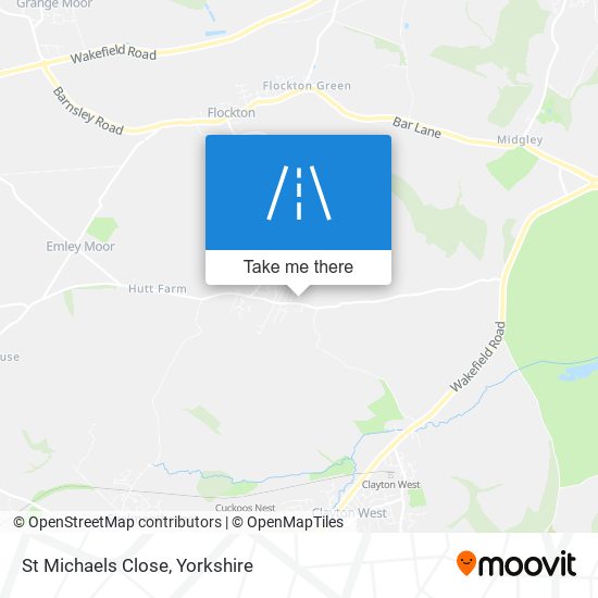 St Michaels Close map