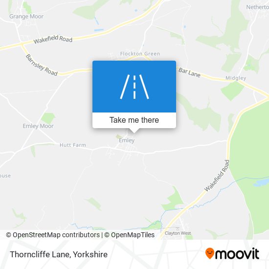 Thorncliffe Lane map