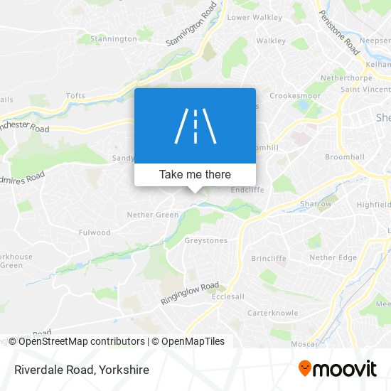 Riverdale Road map