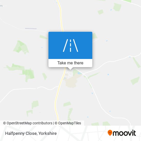 Halfpenny Close map
