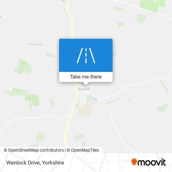 Wenlock Drive map