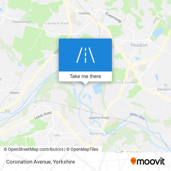 Coronation Avenue map