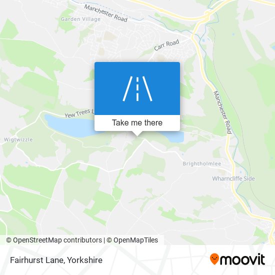 Fairhurst Lane map