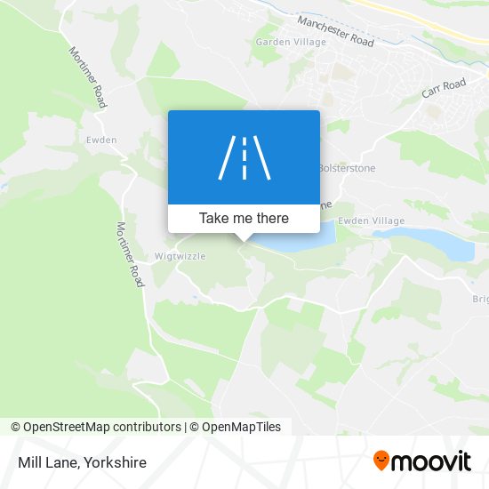 Mill Lane map