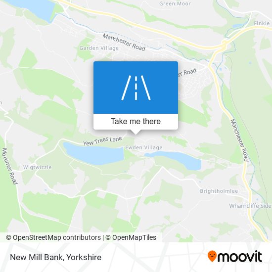 New Mill Bank map