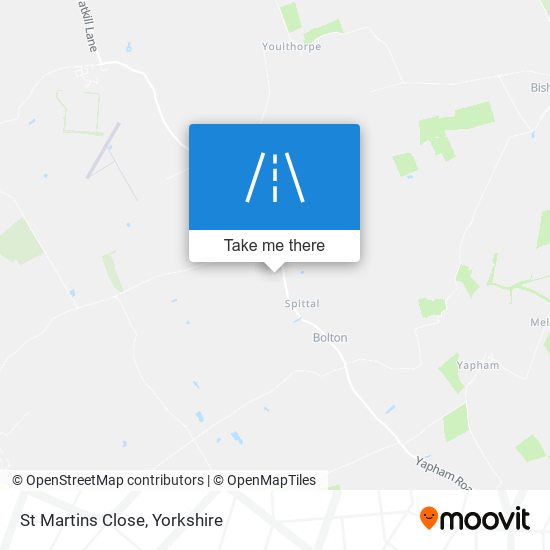 St Martins Close map