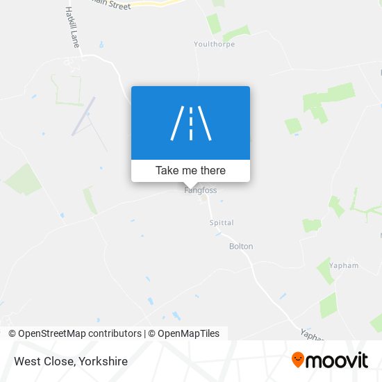 West Close map